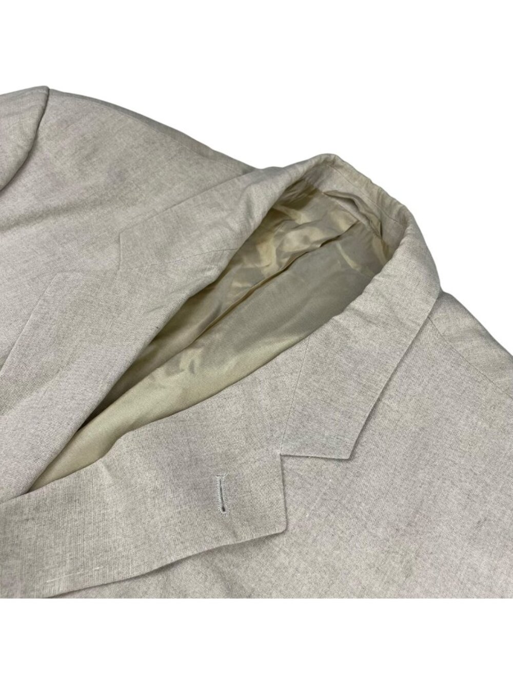 Hugo Boss Men's Mabula 100% Linen 3-Button Blazer Beige • 46R